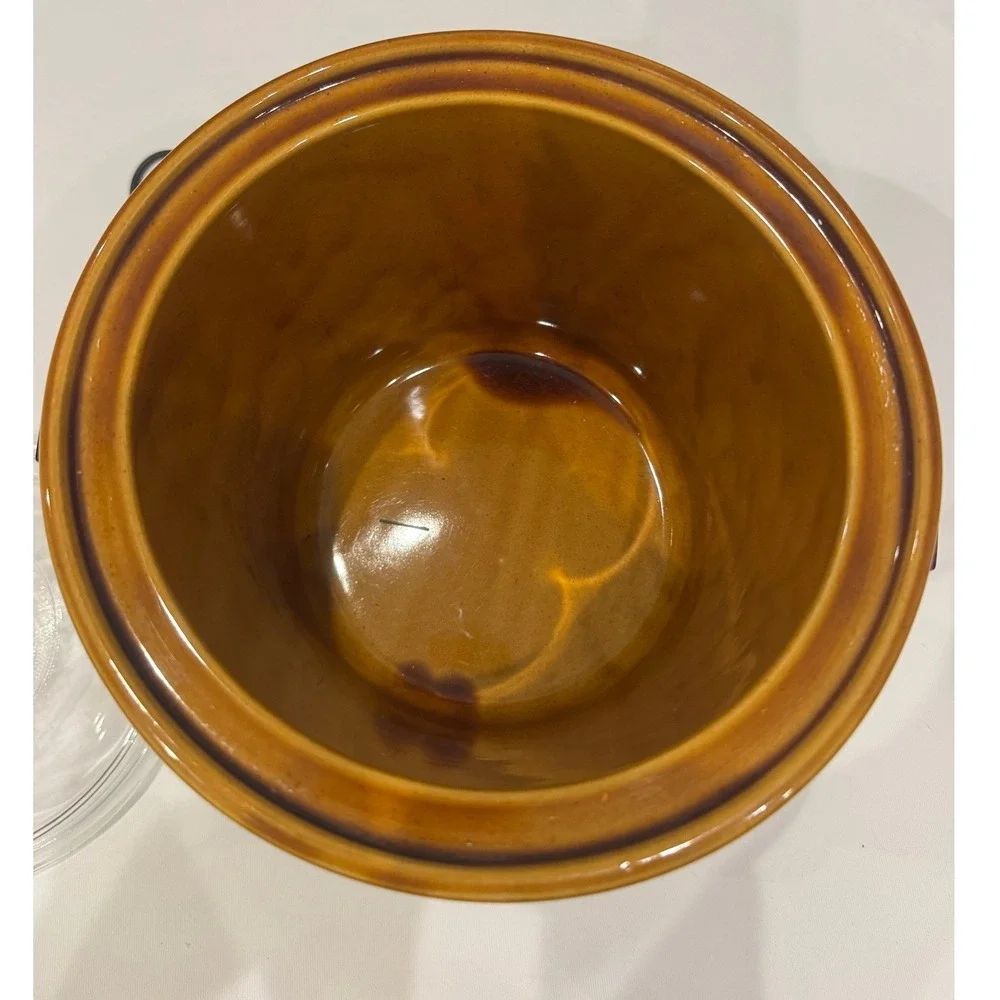 Rival Crock-Pot Slow Cooker Vintage Orange 3.5qt Good Retro Mid-Century 3100/2‎